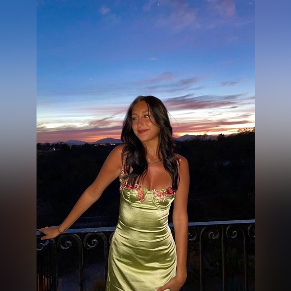 green emerald velvet dress Kenzie Off Shoulder Ruffle Mini Dress Holly Green